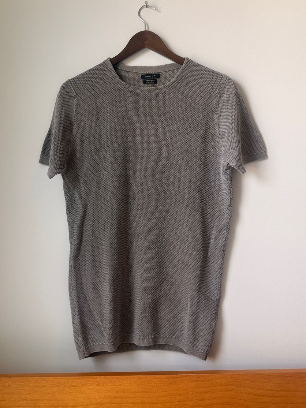 Men's Short Sleeve Knit Shirt - Gray